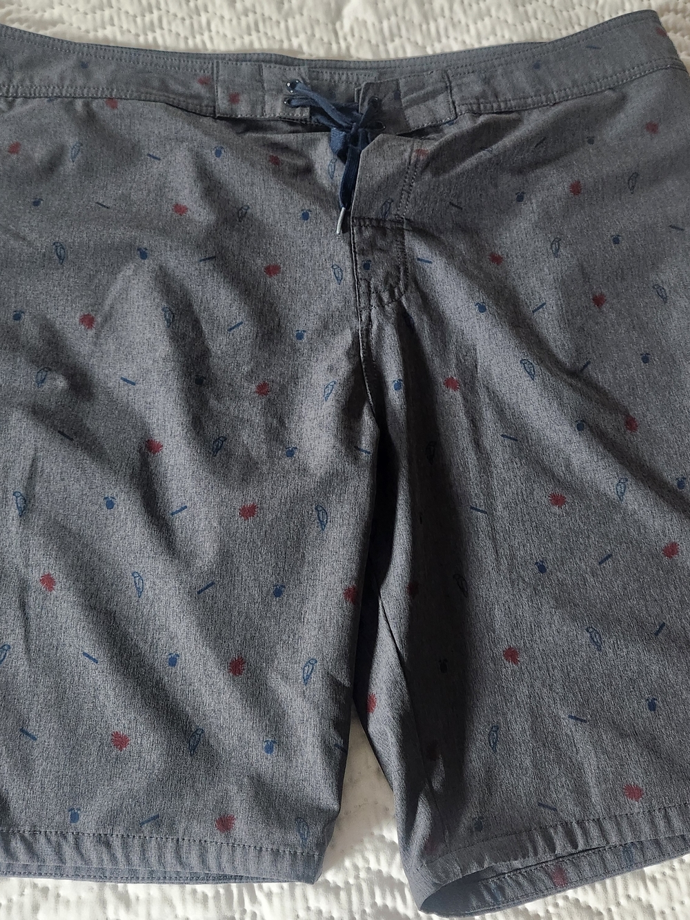 Travis Mathew Heather Gray Hybrid Shorts Size 40